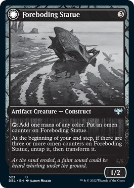 Foreboding Statue (523) [DBL] - MTG Single