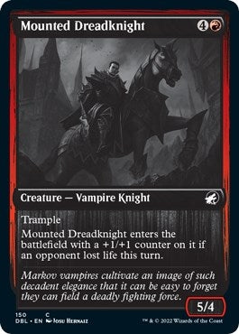 Mounted Dreadknight (150) [DBL] - MTG Single