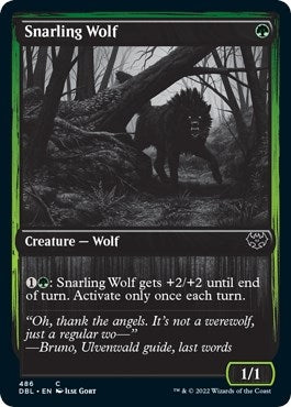 Snarling Wolf (486) (486) [DBL] - MTG Single