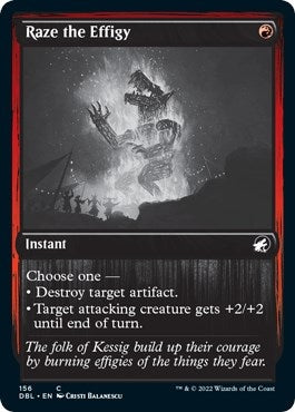 Raze the Effigy (156) [DBL] - MTG Single