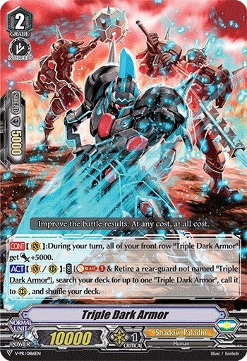 Triple Dark Armor (186) [VPR] - Cardfight Vanguard Single