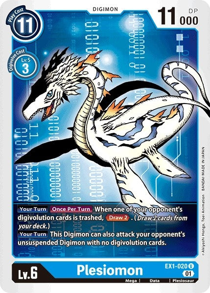 Plesiomon (1020) [EX01] - Digimon Card Game Single