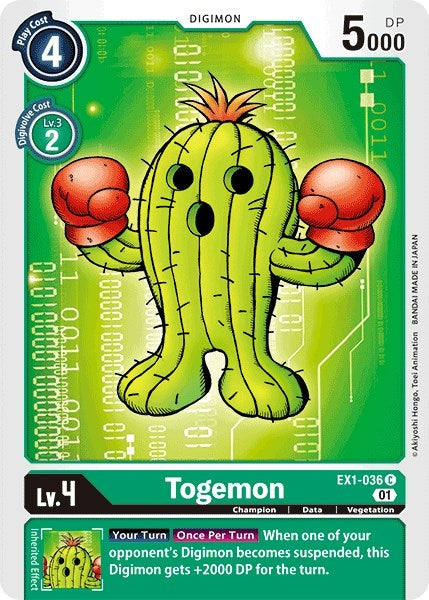 Togemon (1036) [EX01] - Digimon Card Game Single