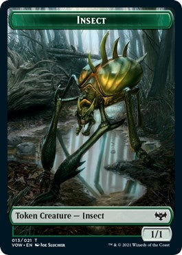 Insect // Human Soldier Double-sided Token (0) [VOW] - MTG Single
