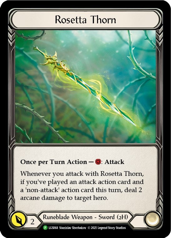 Rosetta Thorn (68) [PR] - Flesh and Blood TCG Single