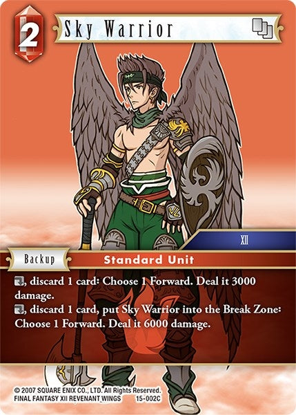 Sky Warrior (15) [15] - Final Fantasy TCG Single