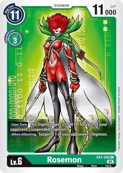 Rosemon (1042) [EX01] - Digimon Card Game Single