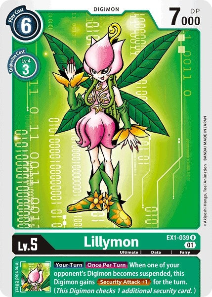 Lillymon (1039) [EX01] - Digimon Card Game Single