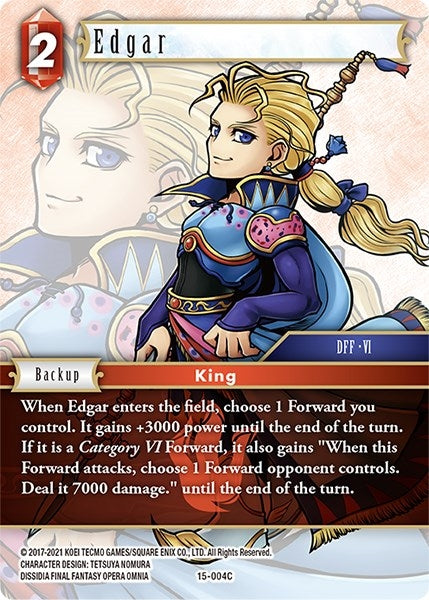 Edgar (15) [15] - Final Fantasy TCG Single