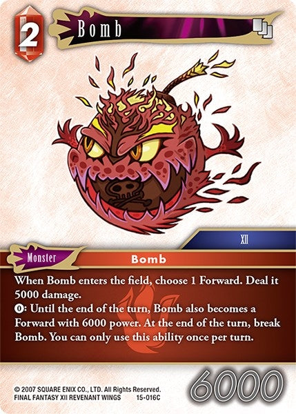 Bomb (15) [15] - Final Fantasy TCG Single