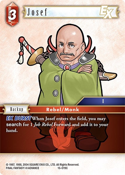 Josef EX (15) [15] - Final Fantasy TCG Single