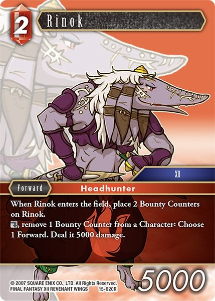 Rinok (15) [15] - Final Fantasy TCG Single