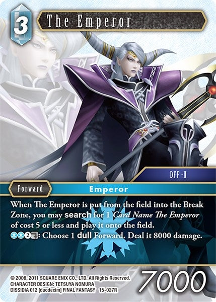 The Emperor (15) [15] - Final Fantasy TCG Single