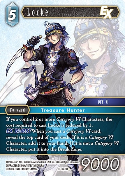 Locke EX (15) [15] - Final Fantasy TCG Single
