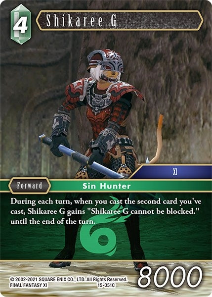 Shikaree G (15) [15] - Final Fantasy TCG Single