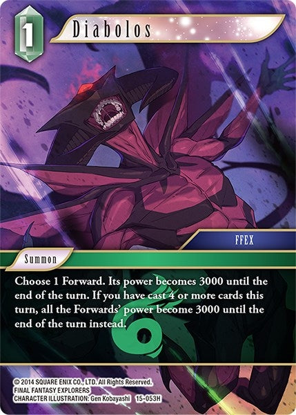 Diabolos (15) [15] - Final Fantasy TCG Single