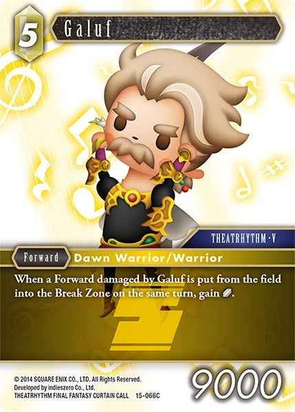 Galuf (15) [15] - Final Fantasy TCG Single