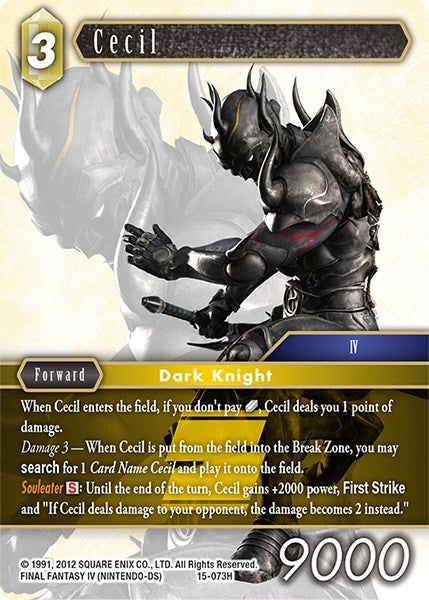 Cecil (15) [15] - Final Fantasy TCG Single