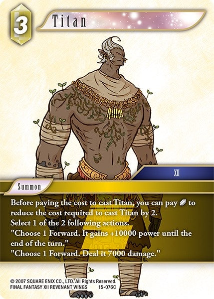 Titan (15) [15] - Final Fantasy TCG Single