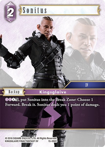 Sonitus (15) [15] - Final Fantasy TCG Single