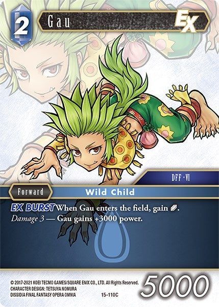 Gau EX (15) [15] - Final Fantasy TCG Single