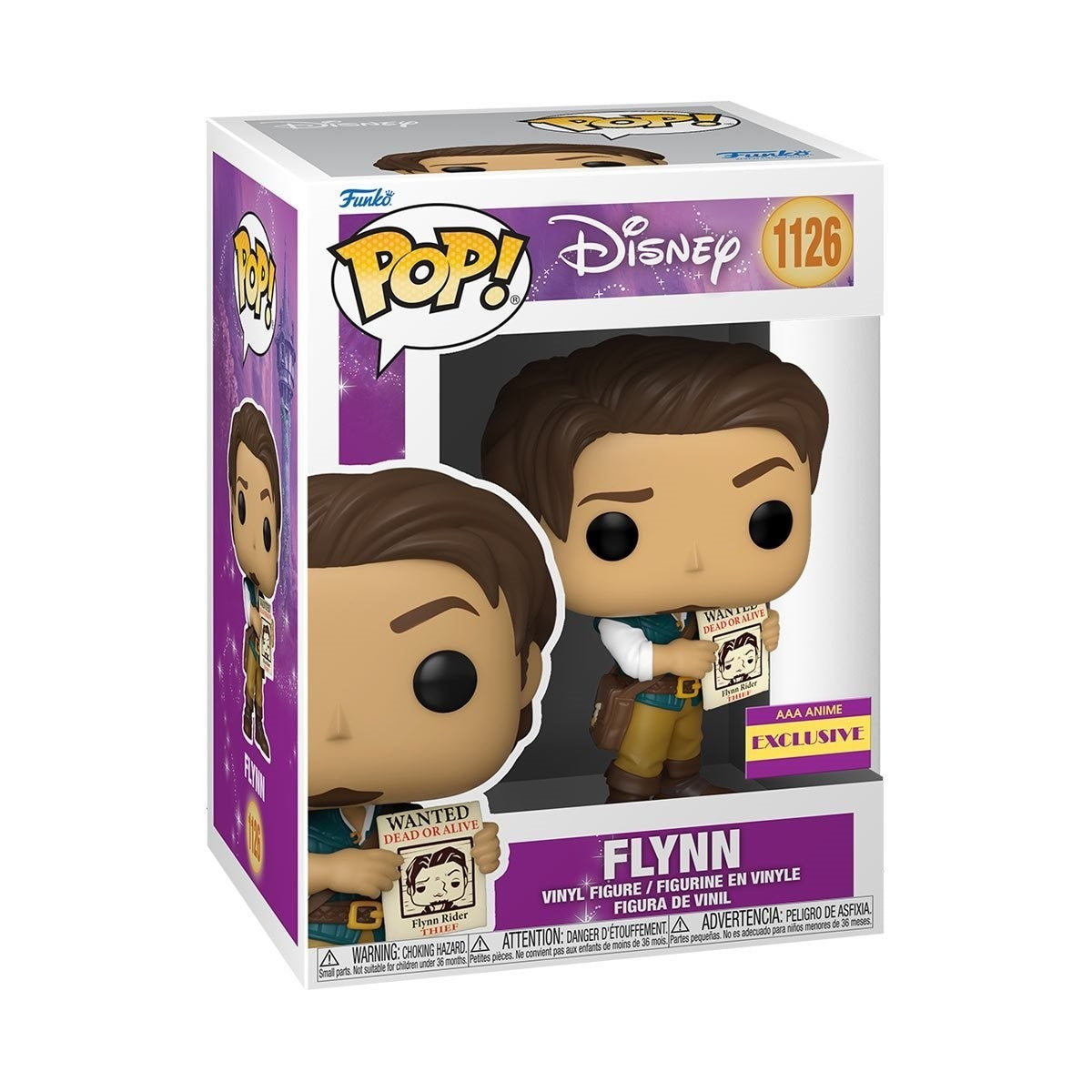 Tangled: Flynn (AAA Anime Exclusive) (1126) [POP!] - Funko Sealed