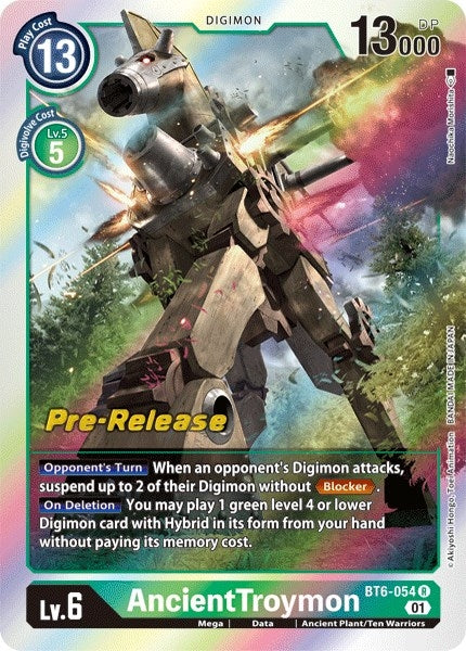 AncientTroymon (6054) [BT06_PR] - Digimon Card Game Single