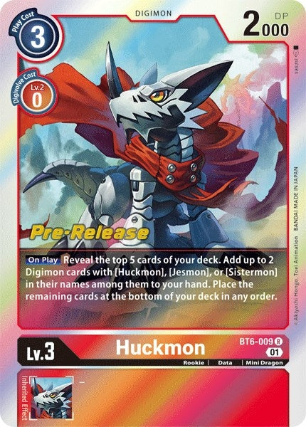 Huckmon (6009) [BT06_PR] - Digimon Card Game Single