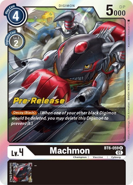 Machmon (6059) [BT06_PR] - Digimon Card Game Single