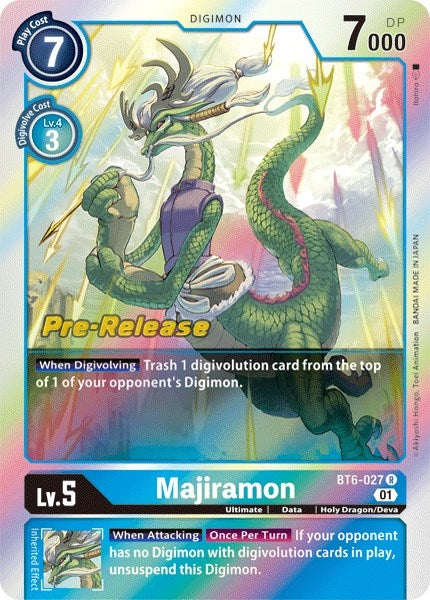 Majiramon (6027) [BT06_PR] - Digimon Card Game Single