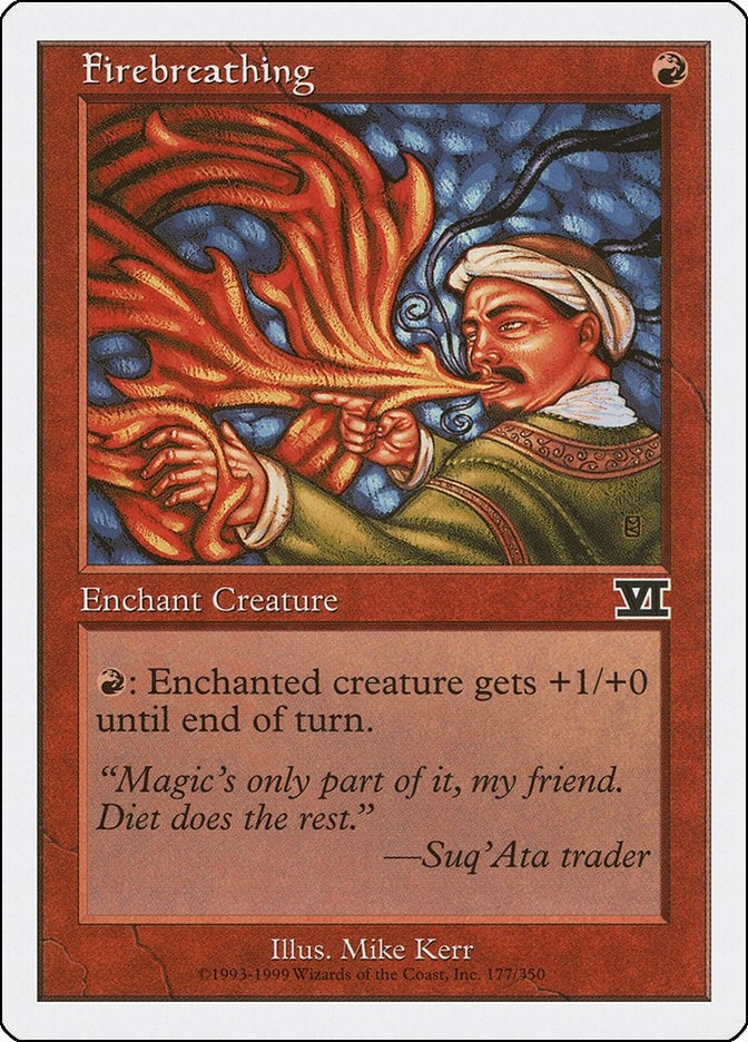 Firebreathing (177) [6ED] - MTG Single