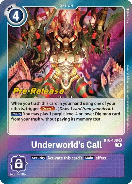 Underworld’s Call (6108) [BT06_PR] - Digimon Card Game Single
