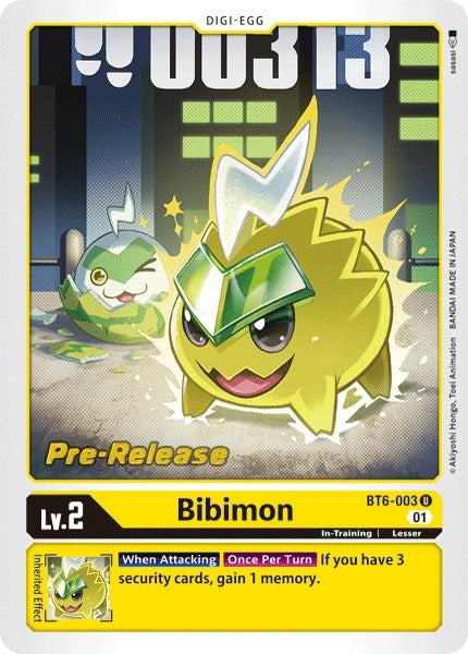 Bibimon (6003) [BT06_PR] - Digimon Card Game Single