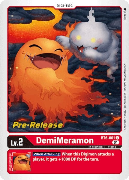DemiMeramon (6001) [BT06_PR] - Digimon Card Game Single
