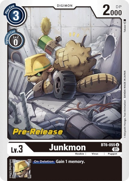 Junkmon (6055) [BT06_PR] - Digimon Card Game Single
