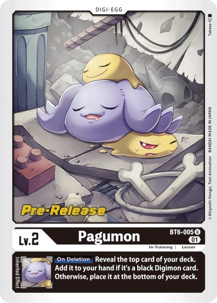 Pagumon (6005) [BT06_PR] - Digimon Card Game Single