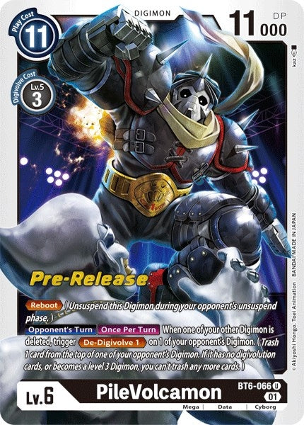 PileVolcamon (6066) [BT06_PR] - Digimon Card Game Single