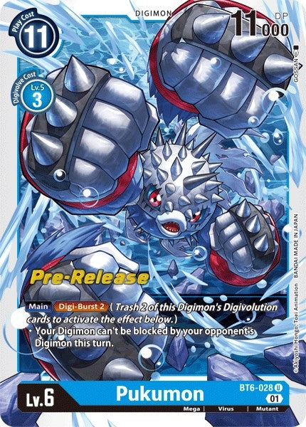 Pukumon (6028) [BT06_PR] - Digimon Card Game Single