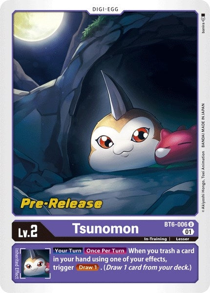 Tsunomon (6006) [BT06_PR] - Digimon Card Game Single