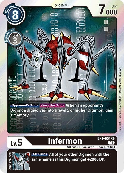 Infermon (1051) [EX01] - Digimon Card Game Single