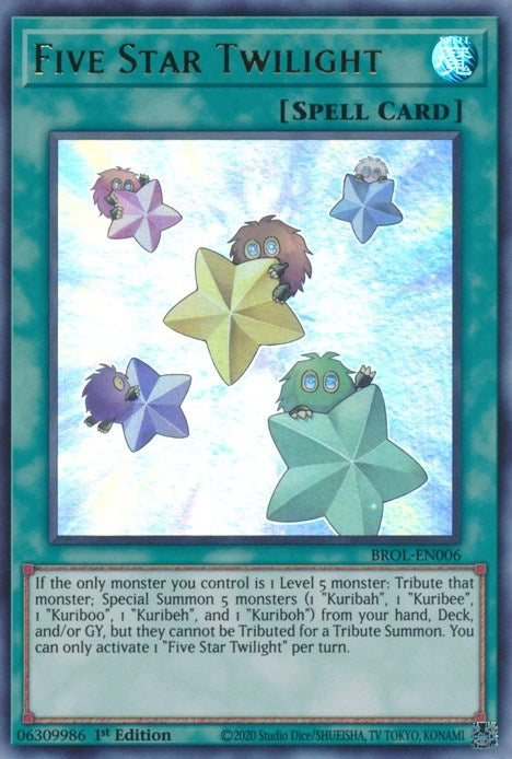 Five Star Twilight (6) (BROL) - YuGiOh Single
