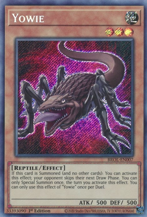 Yowie (7) (BROL) - YuGiOh Single