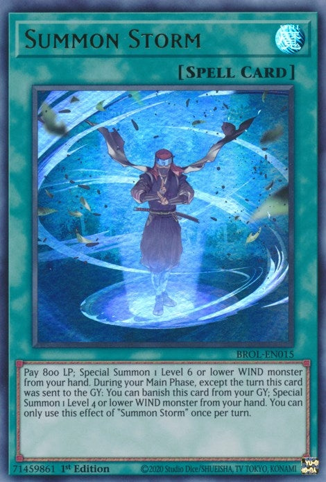 Summon Storm (15) (BROL) - YuGiOh Single
