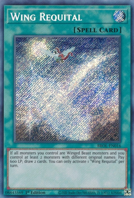 Wing Requital (16) (BROL) - YuGiOh Single