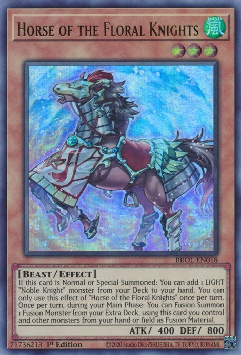 Horse of the Floral Knights (18) (BROL) - YuGiOh Single