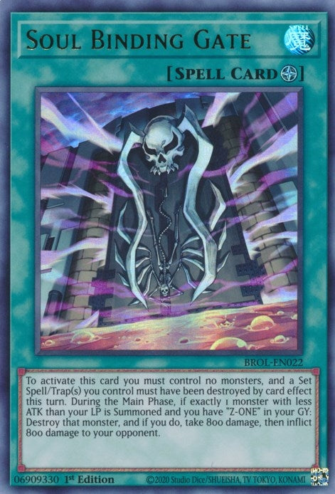 Soul Binding Gate (22) (BROL) - YuGiOh Single