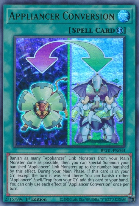 Appliancer Conversion (44) (BROL) - YuGiOh Single