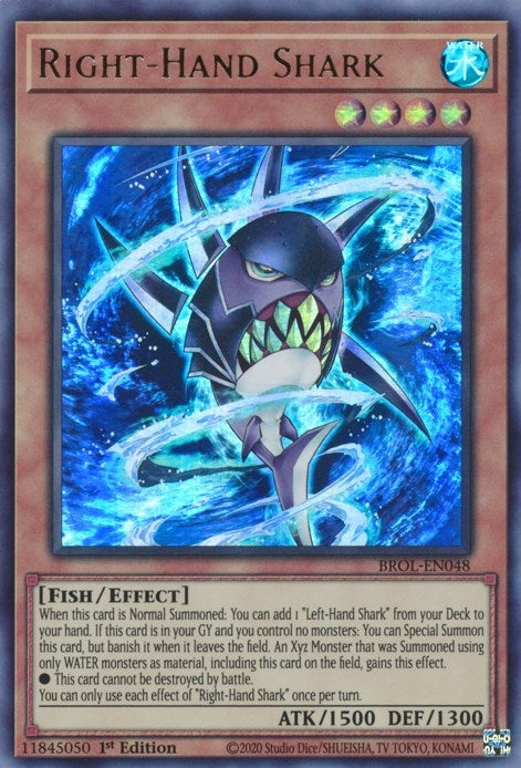 Right-Hand Shark (48) (BROL) - YuGiOh Single