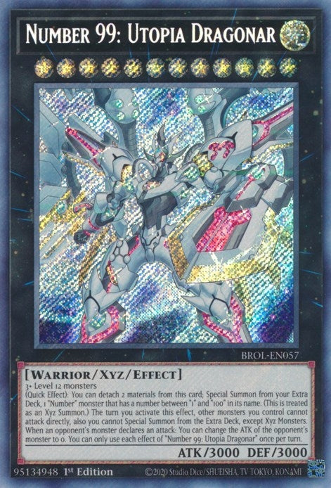 Number 99: Utopia Dragonar (57) (BROL) - YuGiOh Single