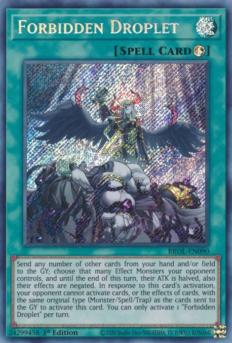 Forbidden Droplet (90) (BROL) - YuGiOh Single